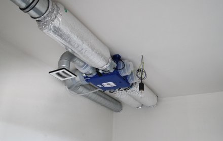 Ventilatiesysteem C+ voor 63 appartementen