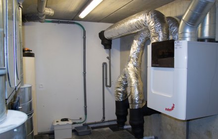 Ventilatiesysteem D met aardwarmtewisselaar